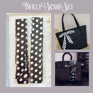 Handbag Skinny Scarf Set - 3/$20